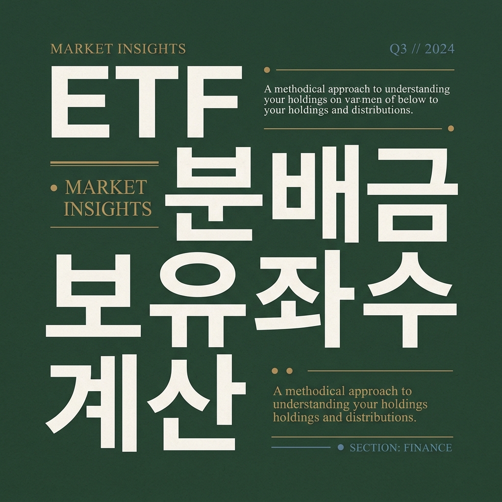 ai thumbnail typography ETF 분배금 보유좌수 계산 1791716212